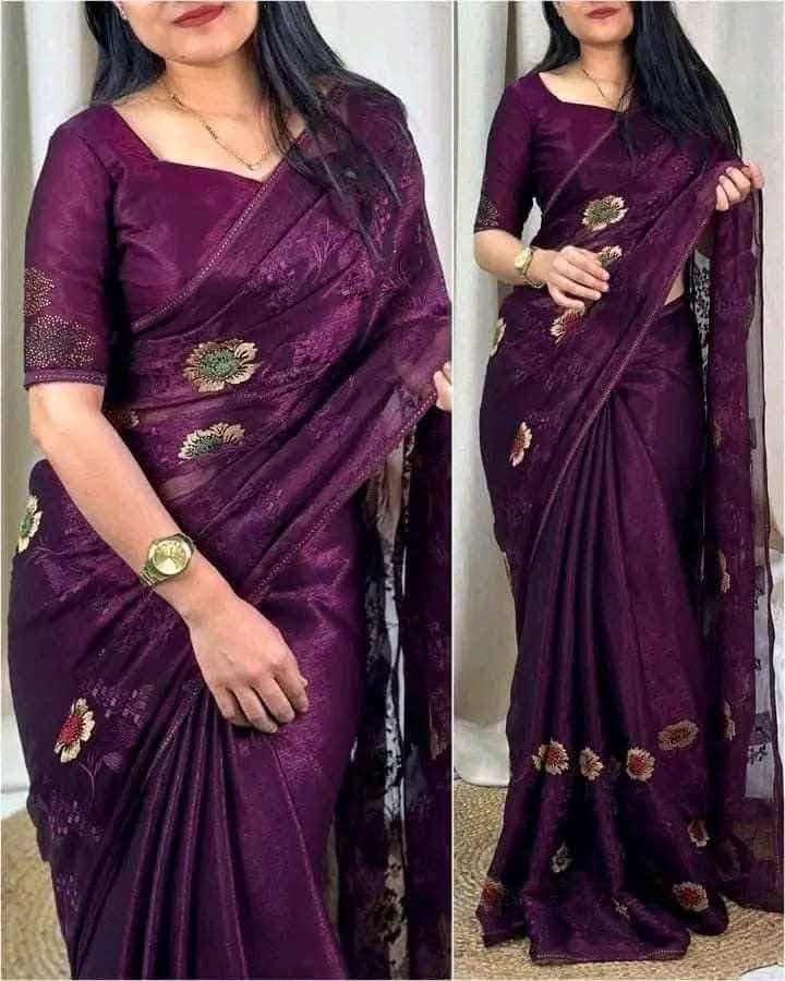 Premium Micro Georgette Saree